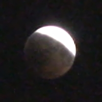 Мой снимок лунного затмения 17 августа 2008г.