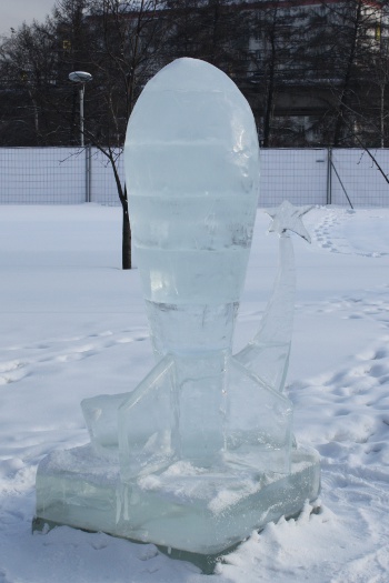 Вьюговей-2010, ледяные скульптуры: Ракета
