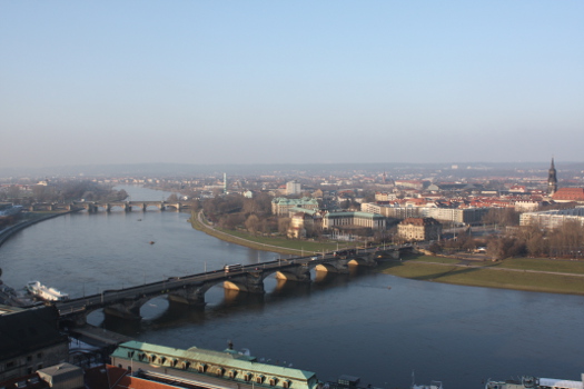 Дрезден: вид с Фрауэнкирхе